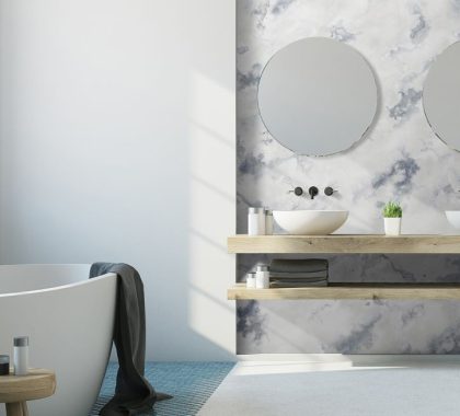 Blue Marble aranżacja łazienki
